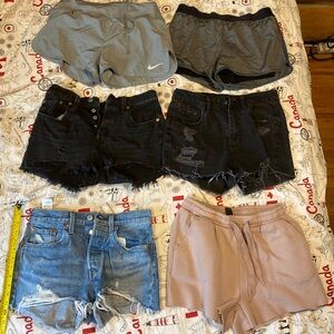 Assorted short shorts